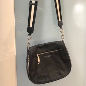 Black Leather Marc Jacobs Handbag